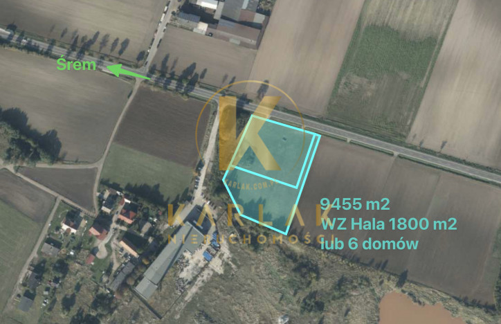 Działka Sprzedaż Pysząca Śremska 3